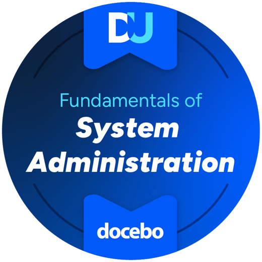 fundamentals of system administration badge